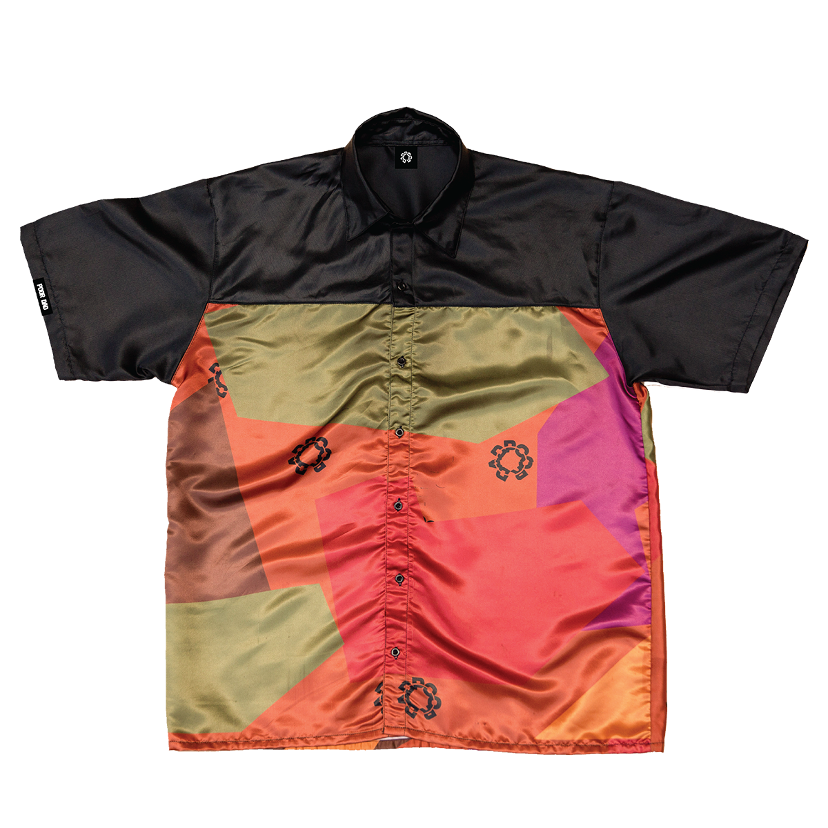 POOR DAD SATIN CAMO SHIRT