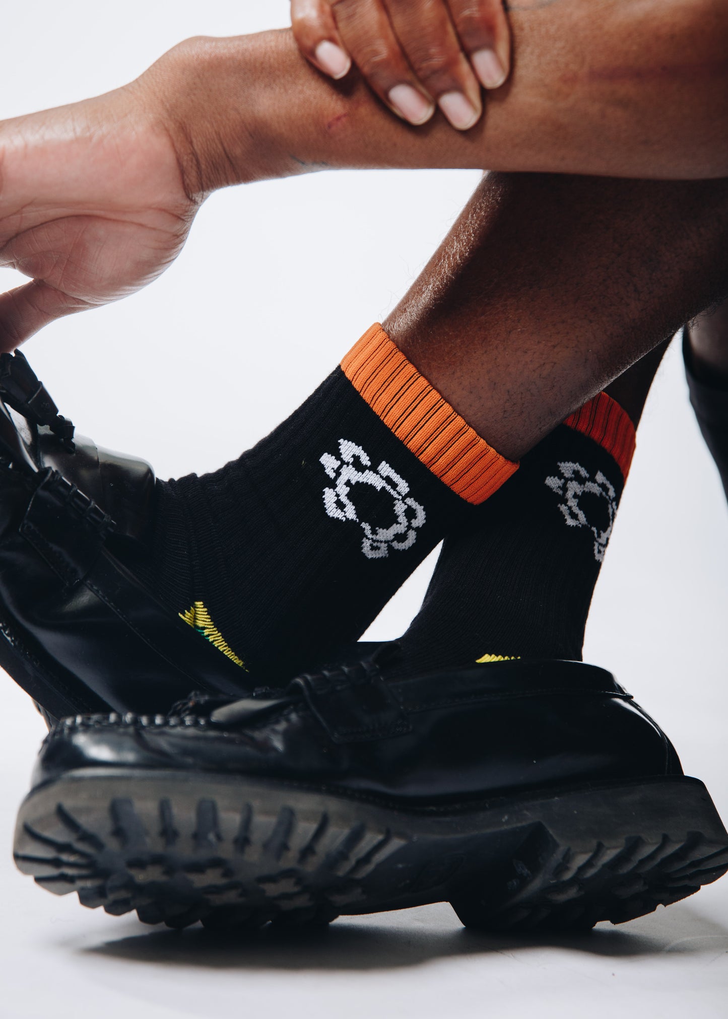 POOR DAD LOGO SOCKS