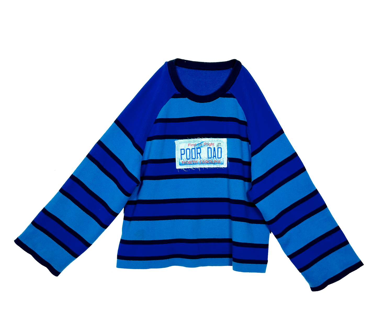 LICENSE PLATE JACQUARD KNIT TEE