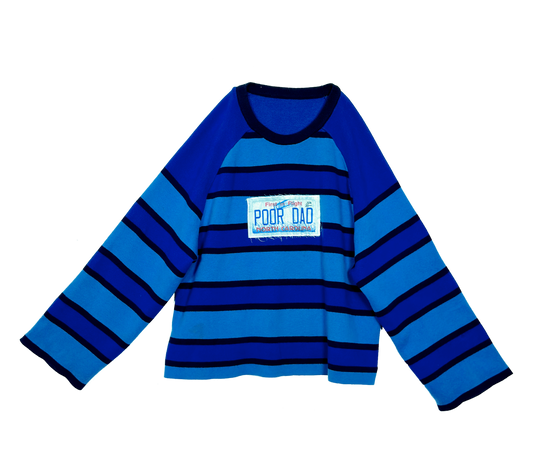 LICENSE PLATE JACQUARD KNIT TEE